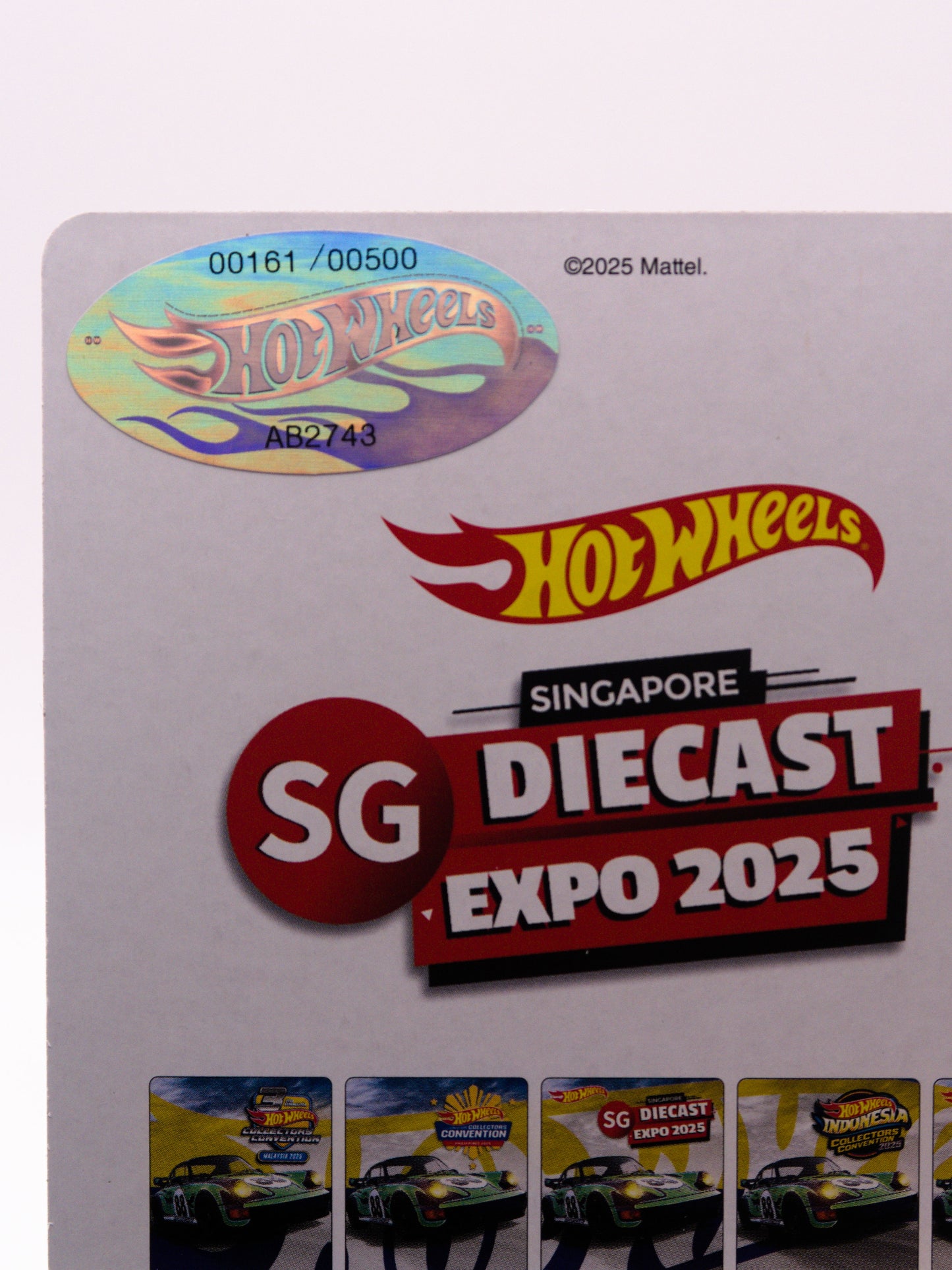 Hot Wheels Singapore Convention 2025 Porsche 911 Carrera RS 3.8 Purple PAIR