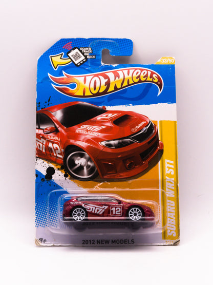 Subaru WRX STI Red *Damaged Card