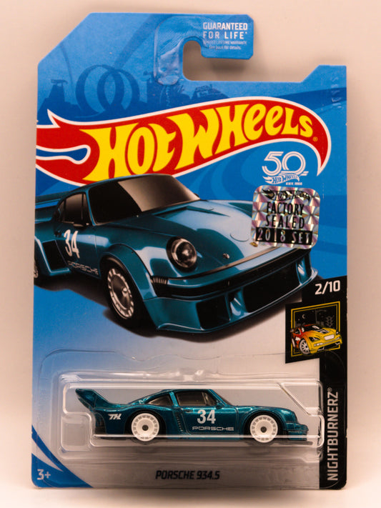 Super Treasure Hunt STH Porsche 934.5 Turquoise Factory Sealed