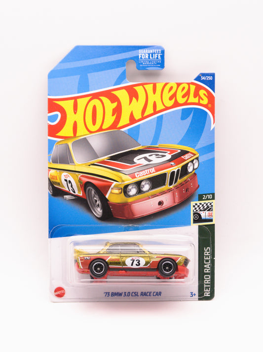 Super Treasure Hunt STH '73 BMW 3.0 CSL Race Car Złoty *Karta