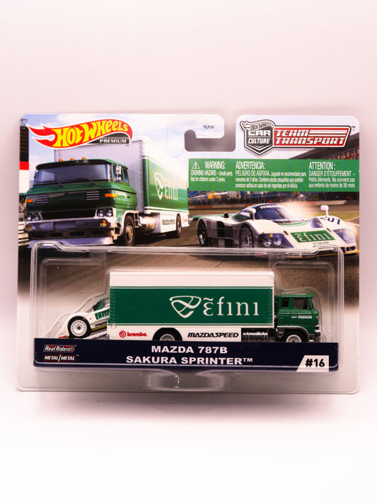 Team Transport Mazda 787B + Sakura Sprinter White Premium