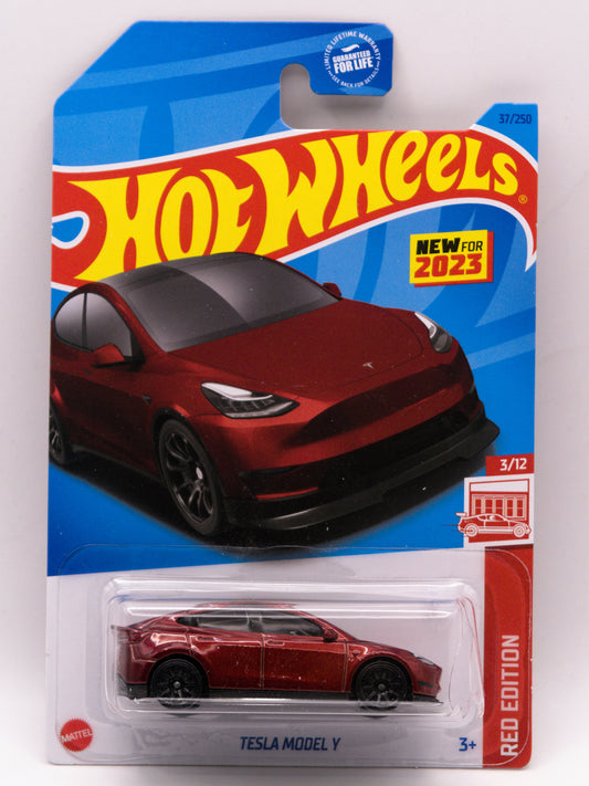Tesla Model Y Exclusive Recolor Czerwony Target Red Edition *BLISTER