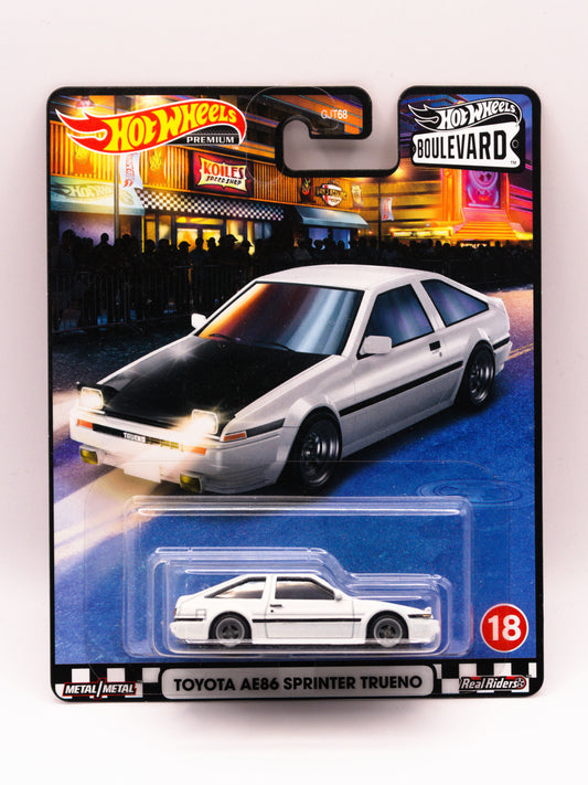 Toyota AE86 Sprinter Trueno Boulevard #18 Premium White