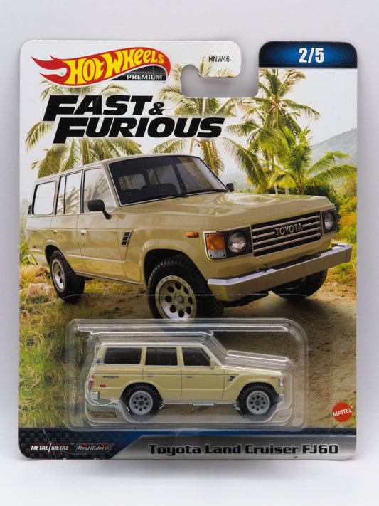 Toyota Land Cruiser FJ60 Beżowy Fast and Furious Premium *Karta/Blister
