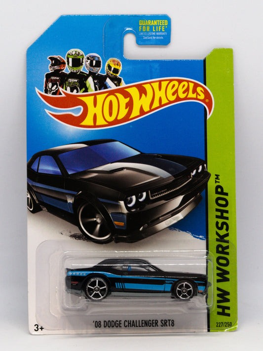 '08 Dodge Challenger SRT8 Black with Blue Stripe