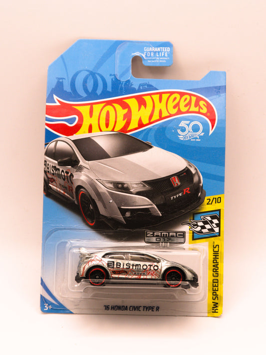 '16 Honda Civic Type R Silver Zamac *Card