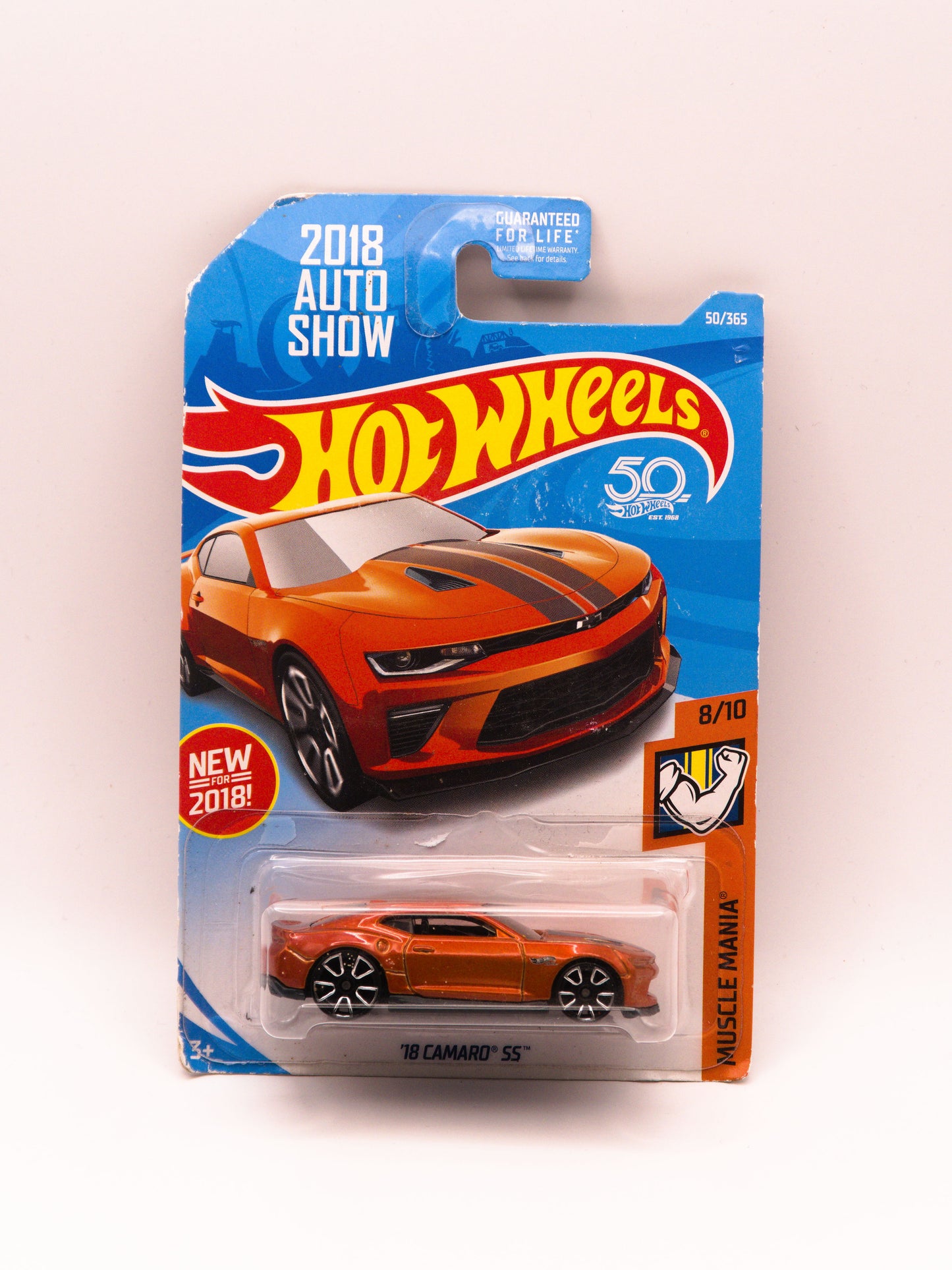 '18 Camaro SS Orange *Damaged card+sticker