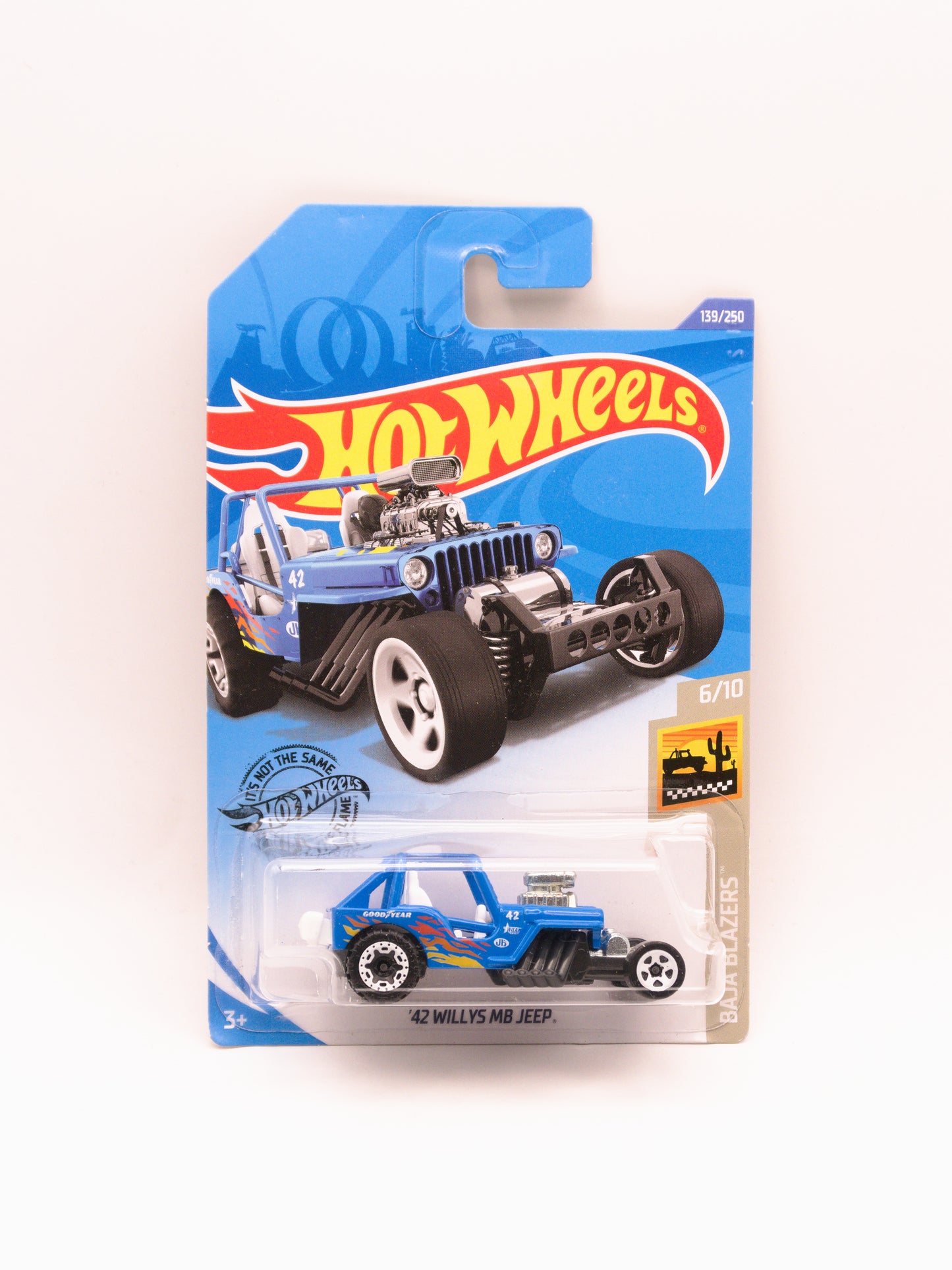 '42 Willys MB Jeep Niebieski *Blister