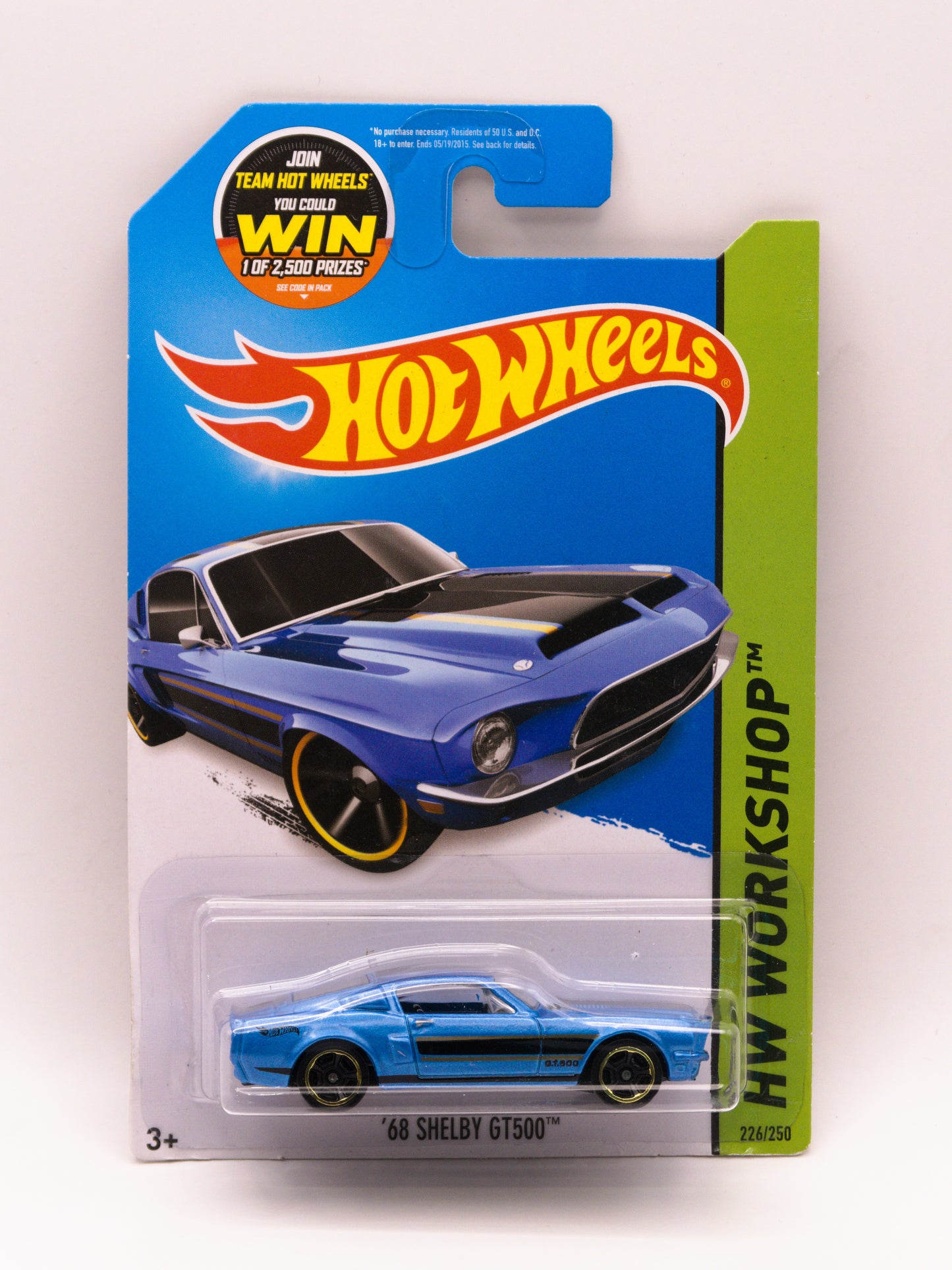 '68 Shelby GT500 Niebieski