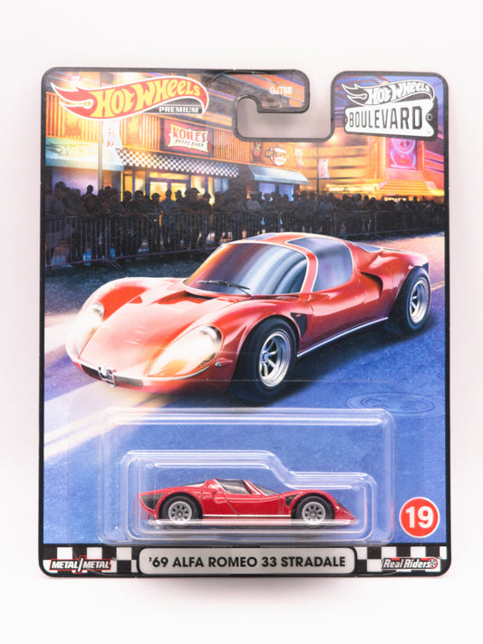 '69 Alfa Romeo 33 Stradale Boulevard 19 Premium Czerwony