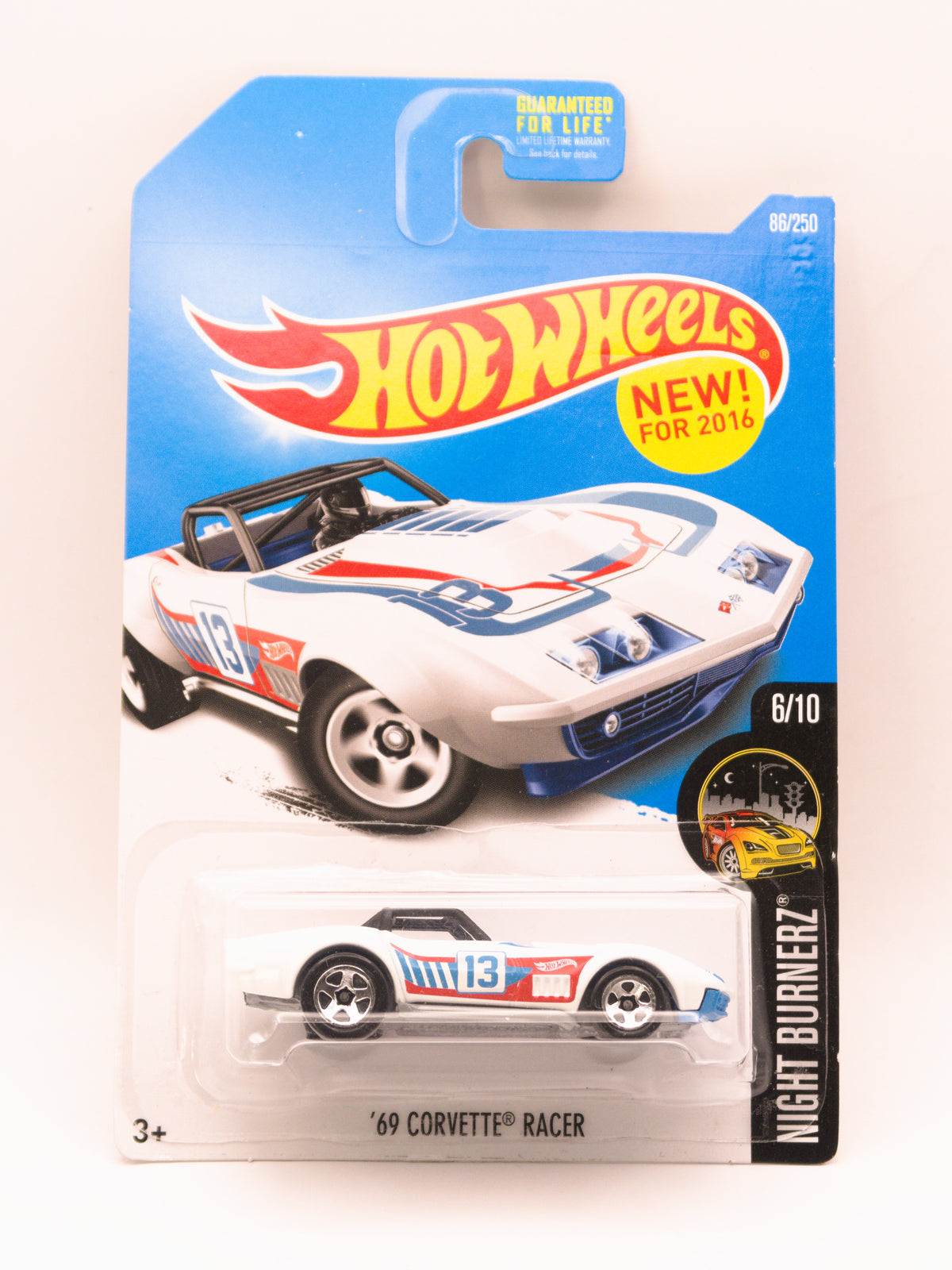'69 Corvette Racer Biały