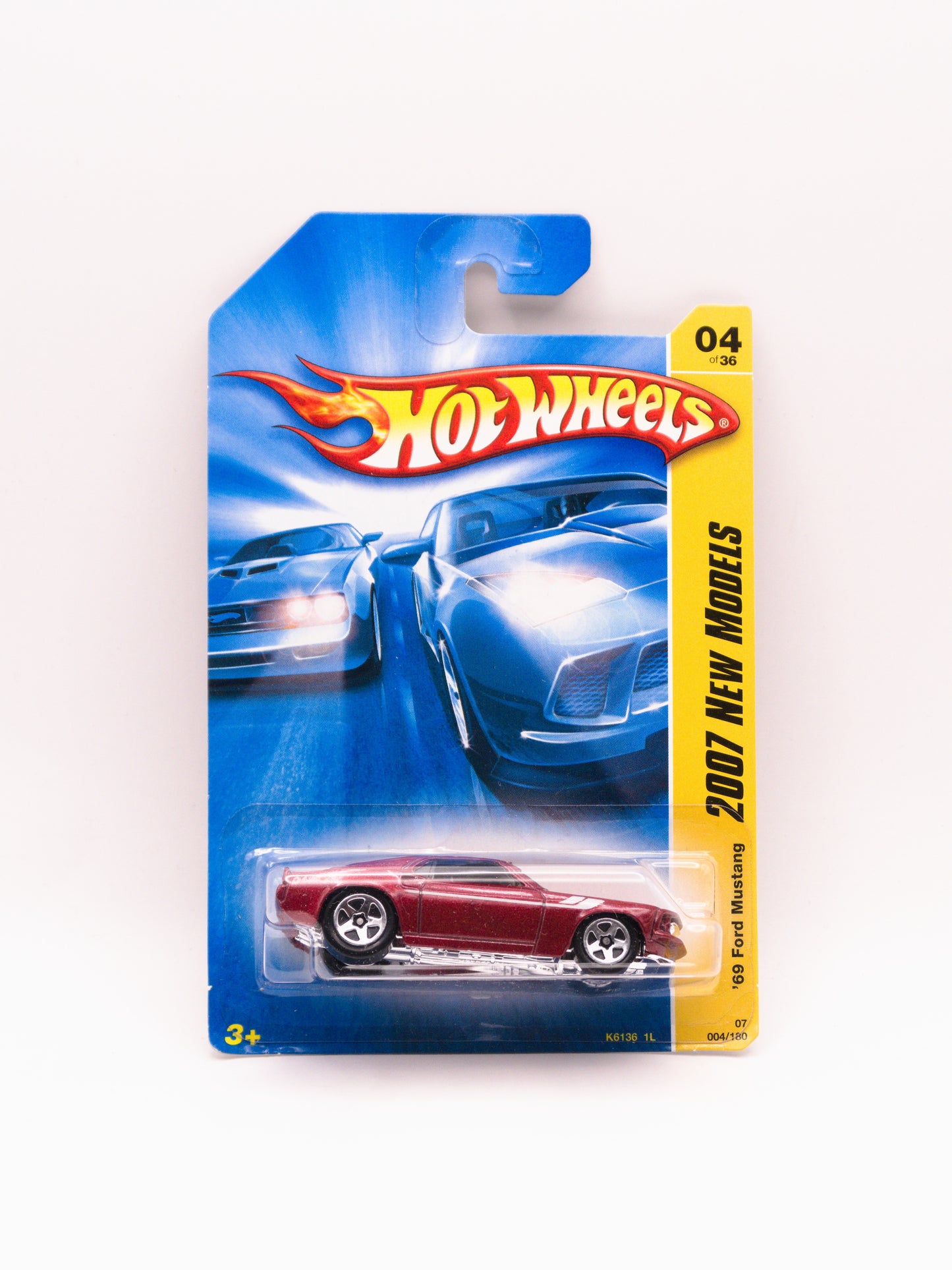 '69 Ford Mustang Czerwony