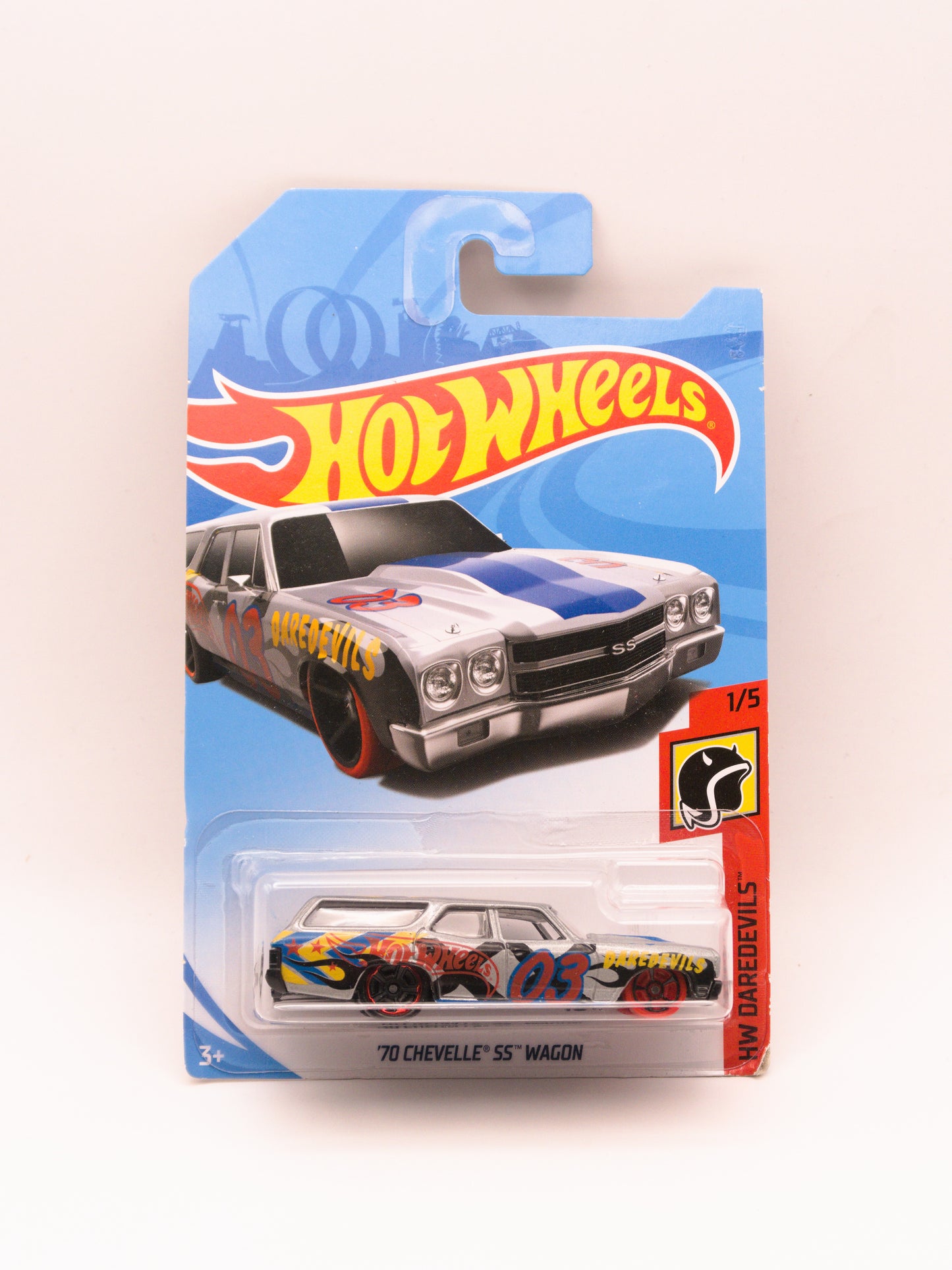 '70 Chevelle SS Wagon Srebrny *Blister