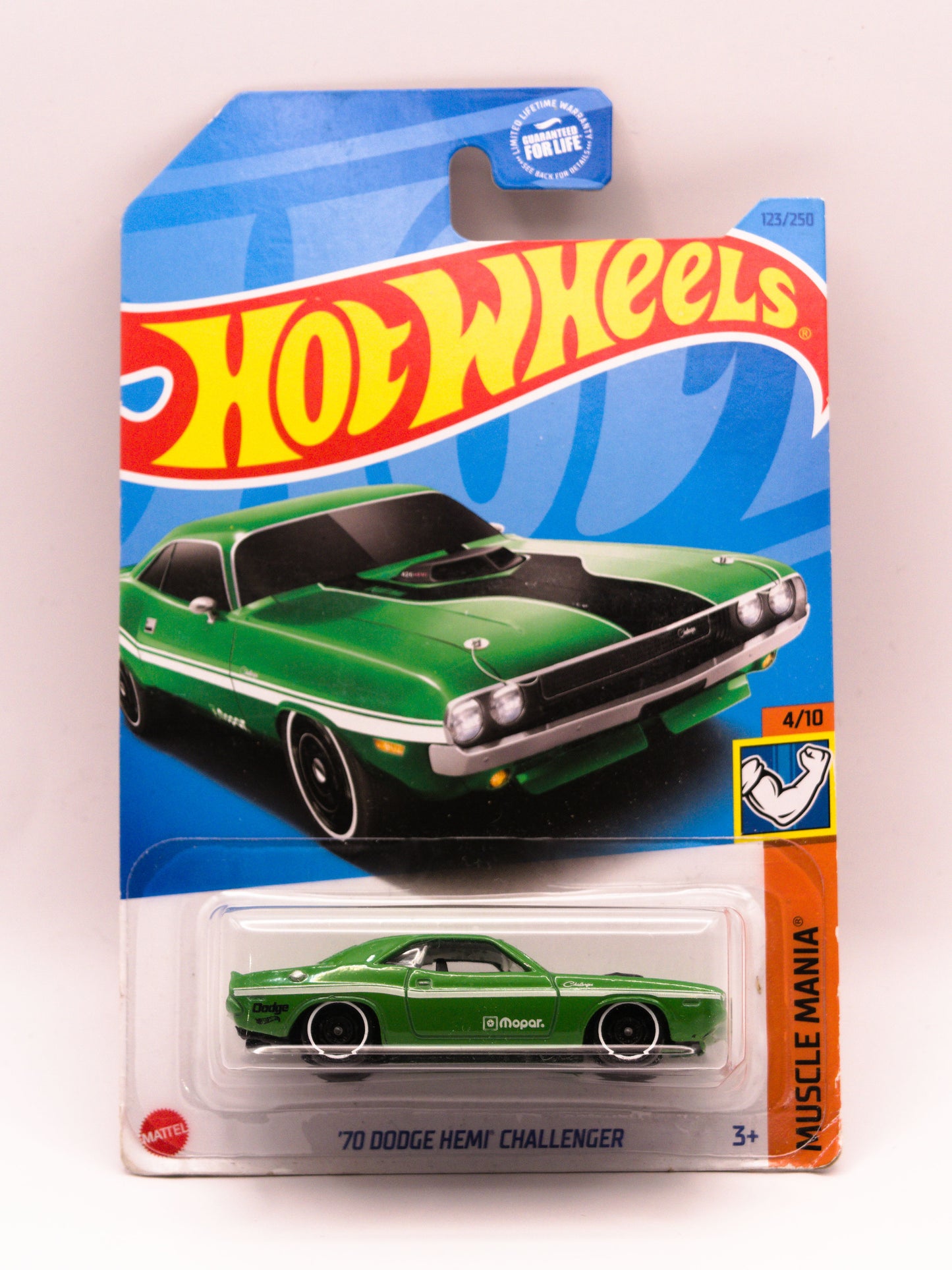 '70 Dodge Hemi Challenger Green *Damaged Card