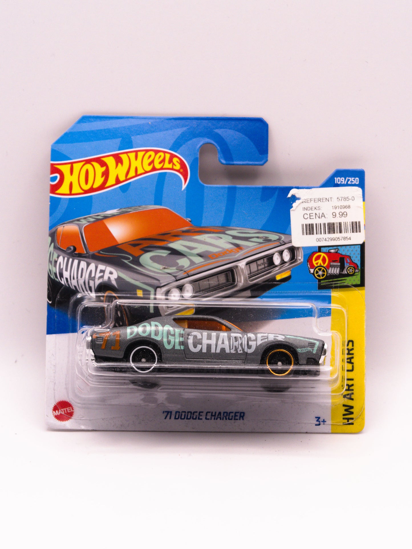 '71 Dodge Charger Silver *Card Sticker