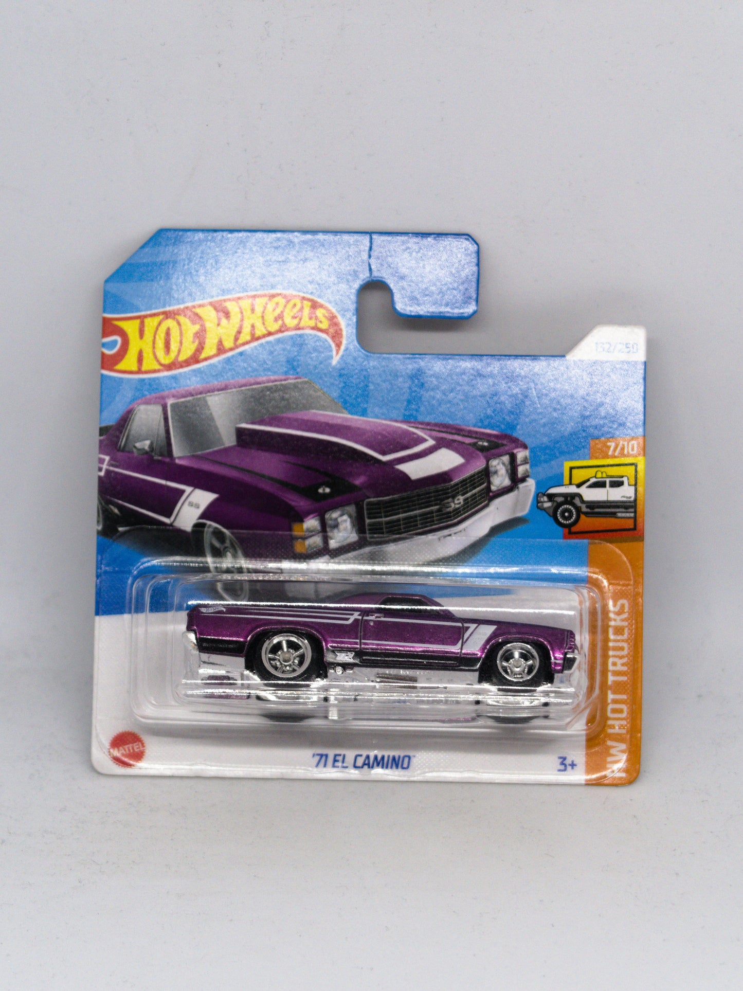 Super Treasure Hunt '71 El Camino Purple - SHORT CARD *Hook