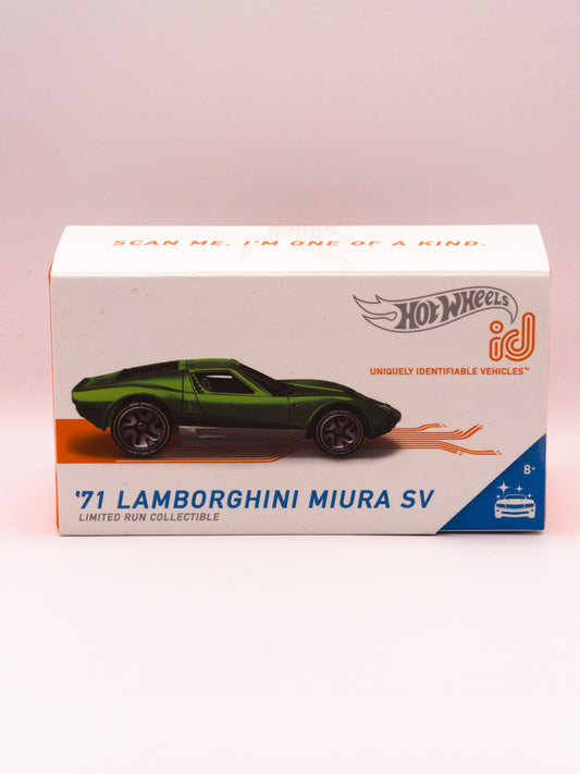 Hot Wheels ID: '71 Lamborghini Miura P400 SV Green