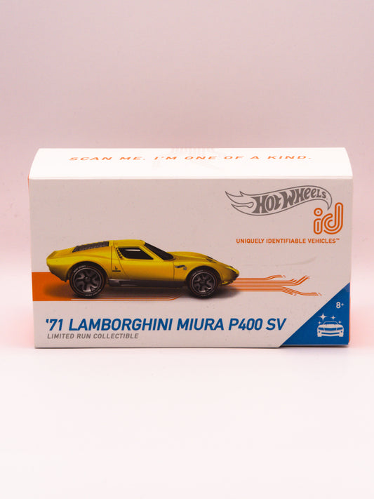 Hot Wheels ID: '71 Lamborghini Miura P400 SV Yellow