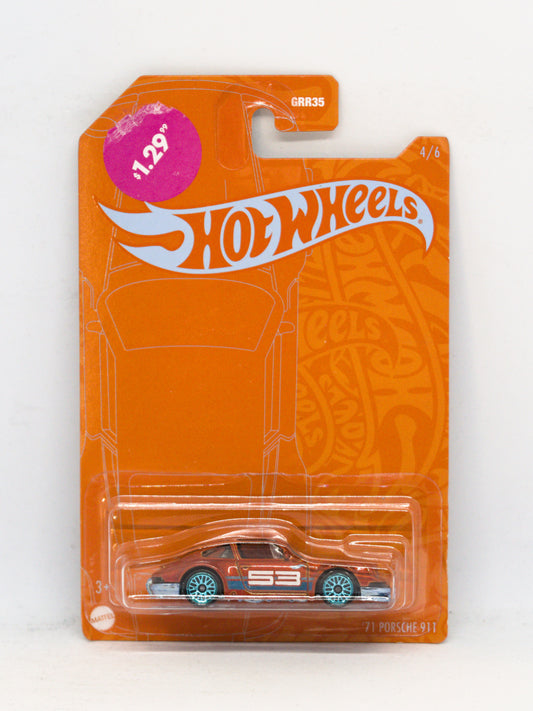 '71 Porsche 911 Orange *STICKER