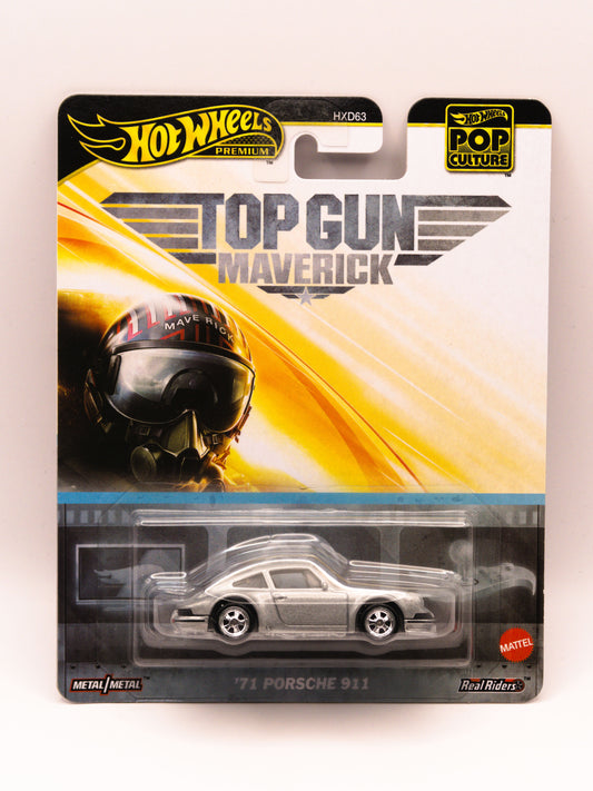 Hot Wheels '71 Porsche 911 Top Gun Maverick Silver