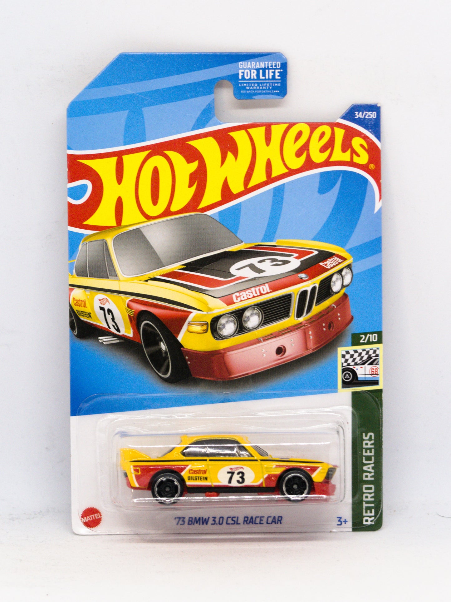 '73 BMW 3.0 CSL Race Car Yellow