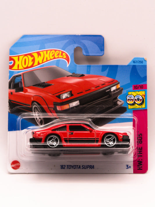 '82 Toyota Supra Red *Damaged Card Corner and Hook