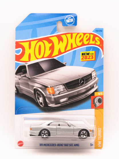 '89 Mercedes-Benz 560 Sec AMG Srebrny *Karta