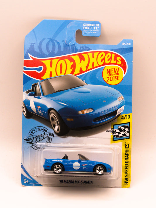 '91 Mazda MX-5 Miata Blue