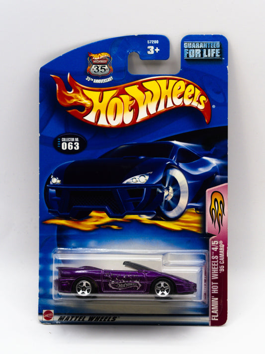 '95 Chevrolet Camaro Convertible Purple Flamingo Hot Wheels