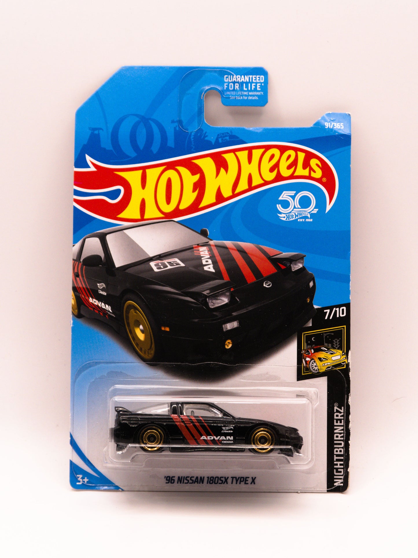 '96 Nissan 180SX Type X Nightburnerz Black *Card