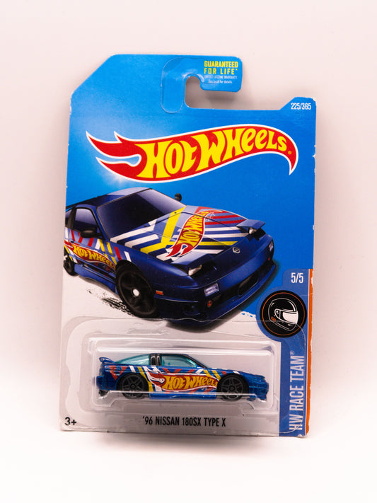 '96 Nissan 180SX Type X Blue *Damaged Card Edges
