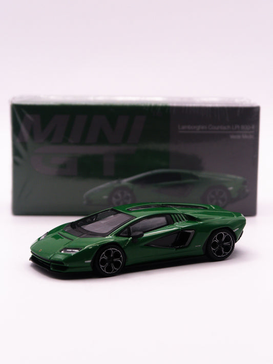 Mini GT #976 Lamborghini Countach LPI 800-4 Green BOX