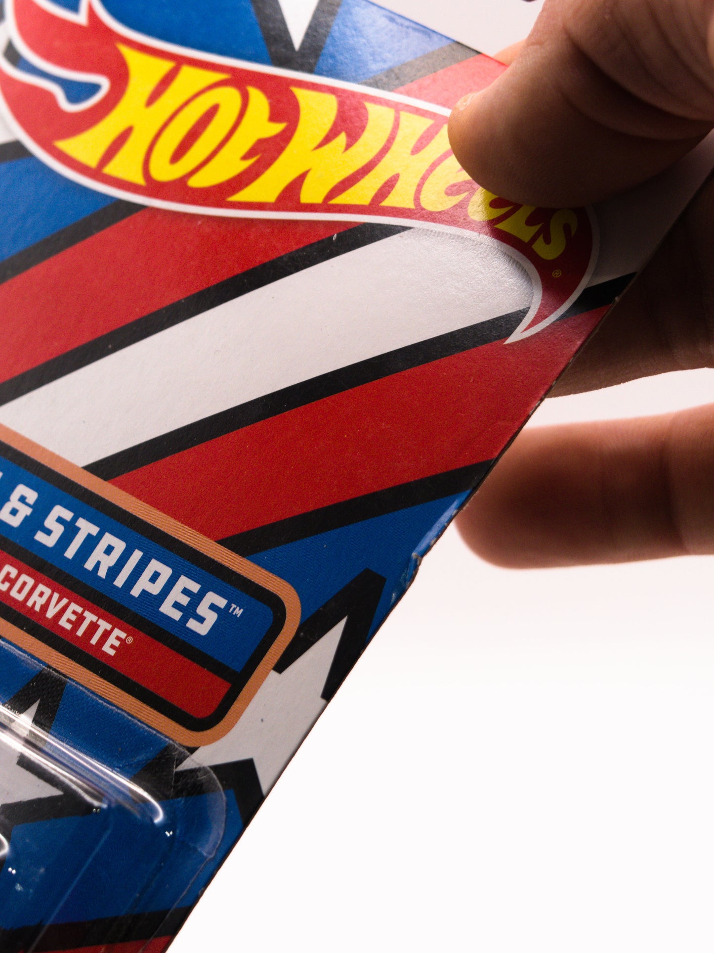 '84 Chevrolet Corvette White *Damaged Card