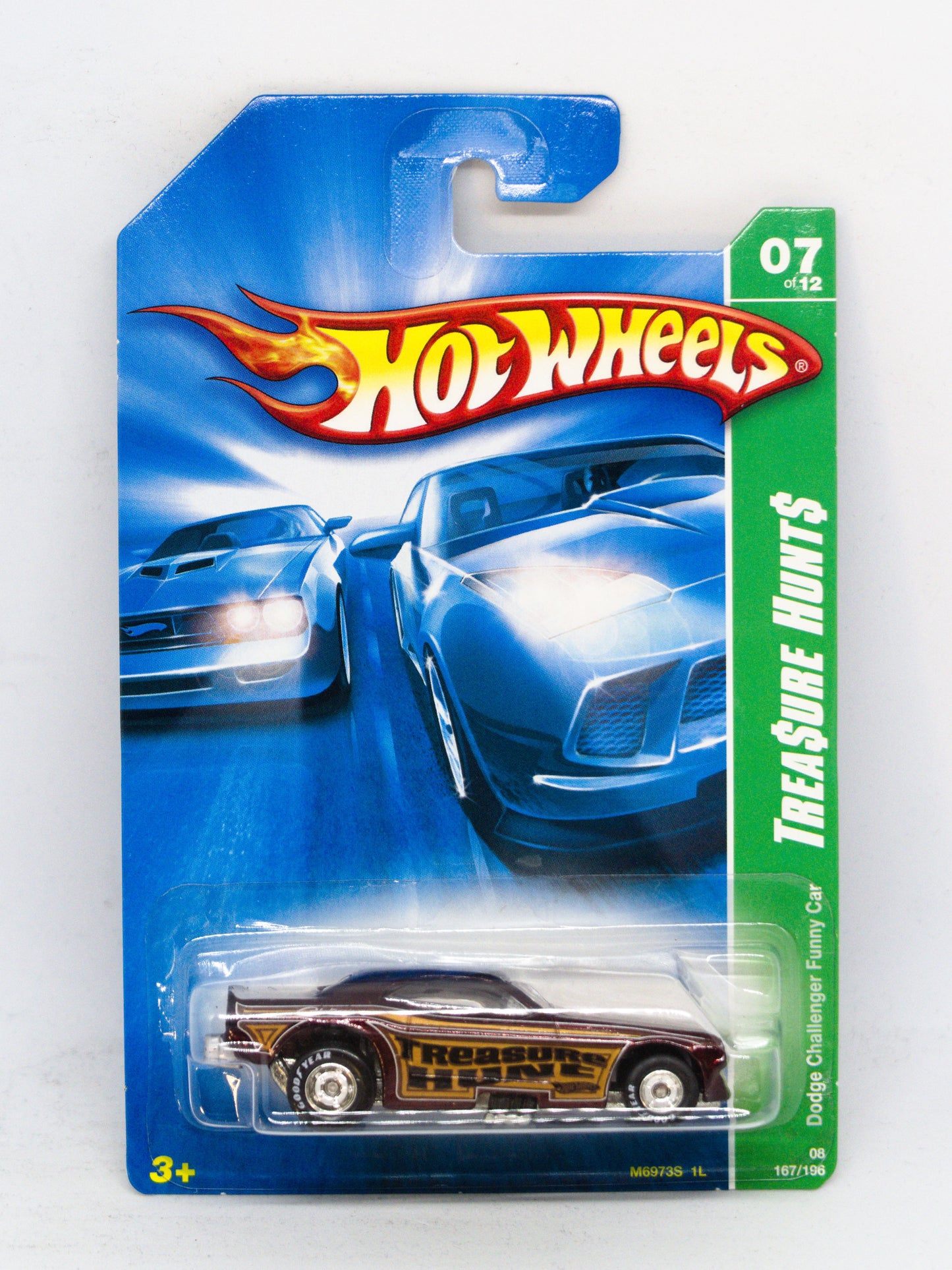 Super Treasure Hunt Dodge Challenger Funny Car Brown