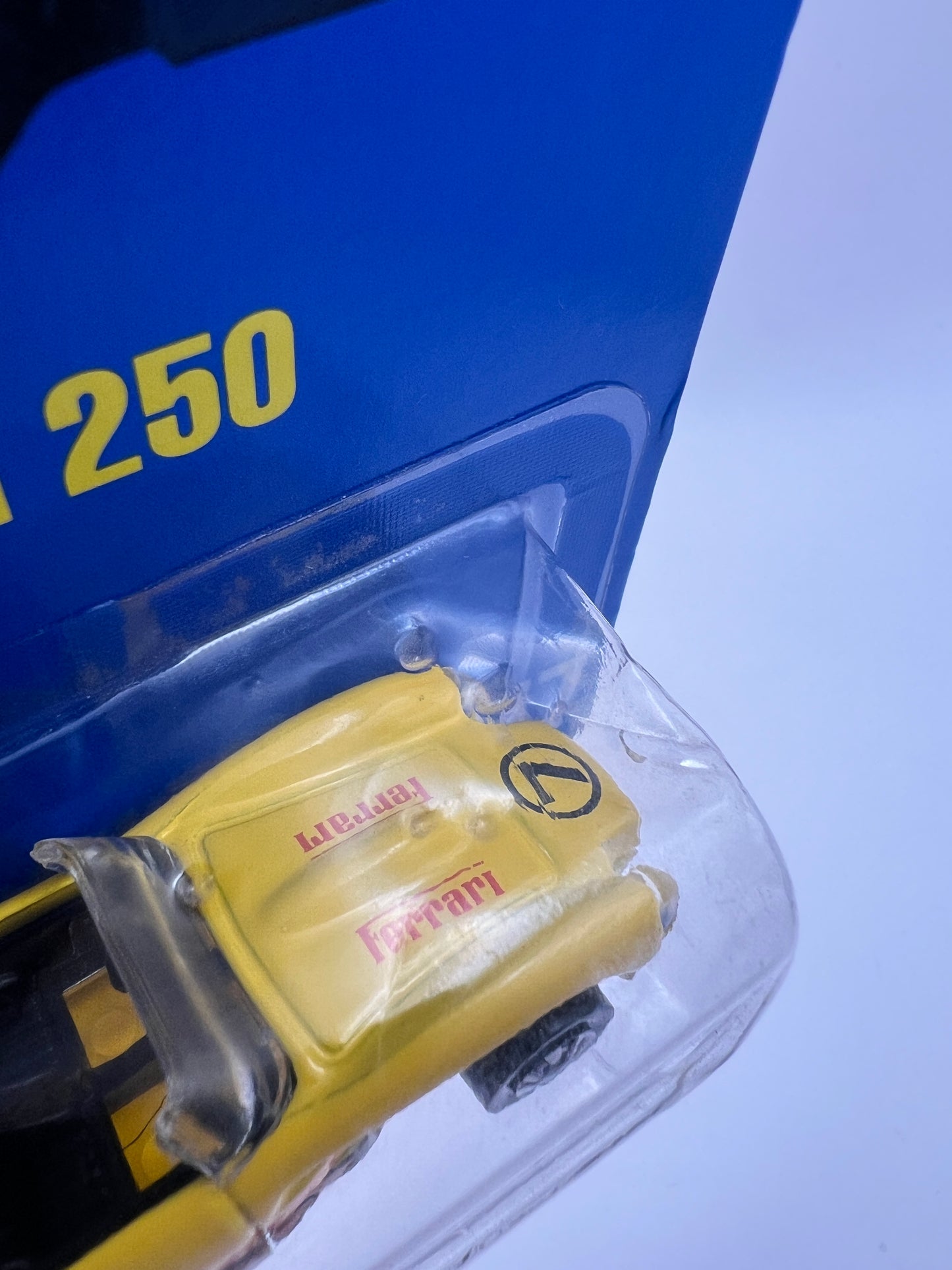 Ferrari 250 Yellow - BW Wheels Variant + Chrome Grill *Slightly Damaged