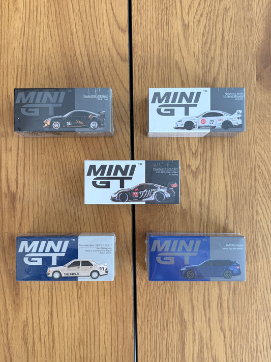 STARTER PACK 7/10 - Mini GT Skeleton + 4 Mini GT