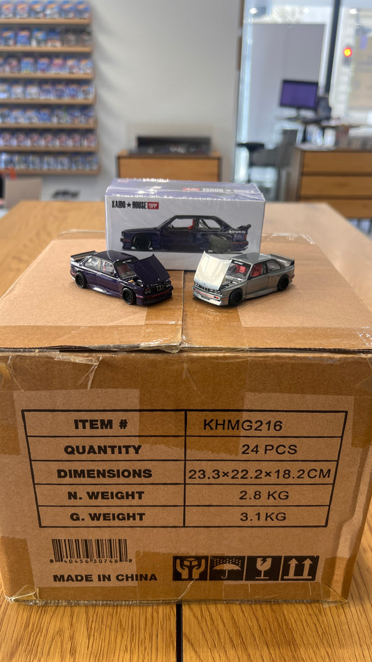 Kaido House #216 BMW M3 E30 Kaido GT V2 Fioletowy - SEALED BOX! CHASE!