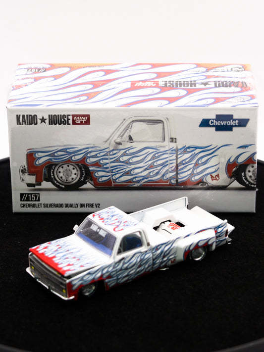 Kaido House Chevrolet Silverado Dually On Fire V2 #157