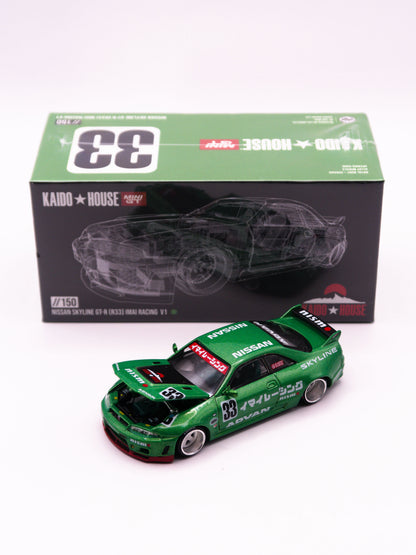 Kaido House Nissan Skyline GT-R R33 IMAI Racing V1 #150 Green *OPEN