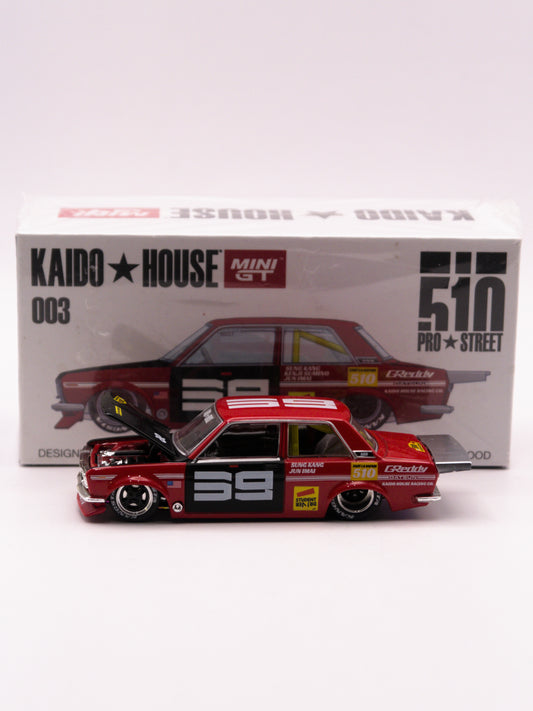 Kaido House #003 Datsun 510 Pro Street Czerwony *Otwarty
