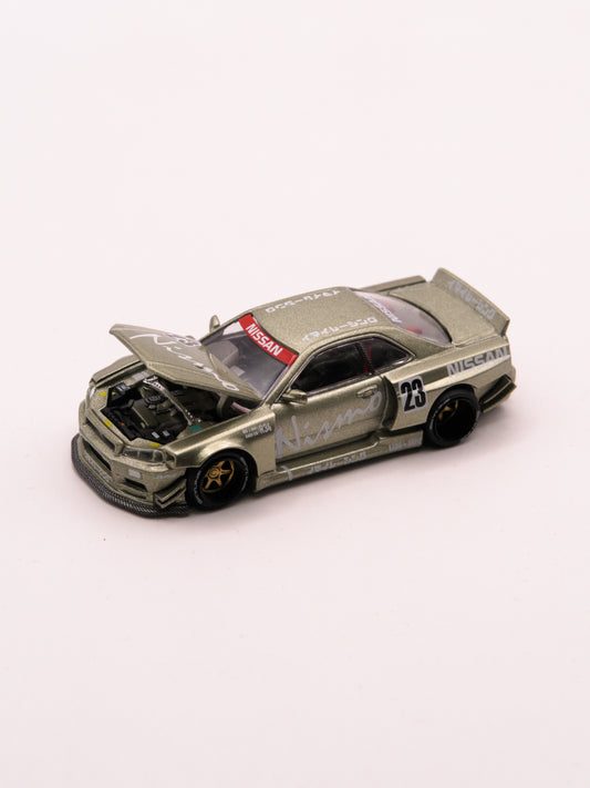 Kaido House #103 Nissan Skyline GT-R R34 Kaido Works V4 Zielony
