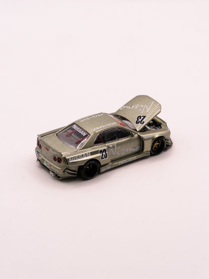 Kaido House #103 Nissan Skyline GT-R R34 Kaido Works V4 Zielony