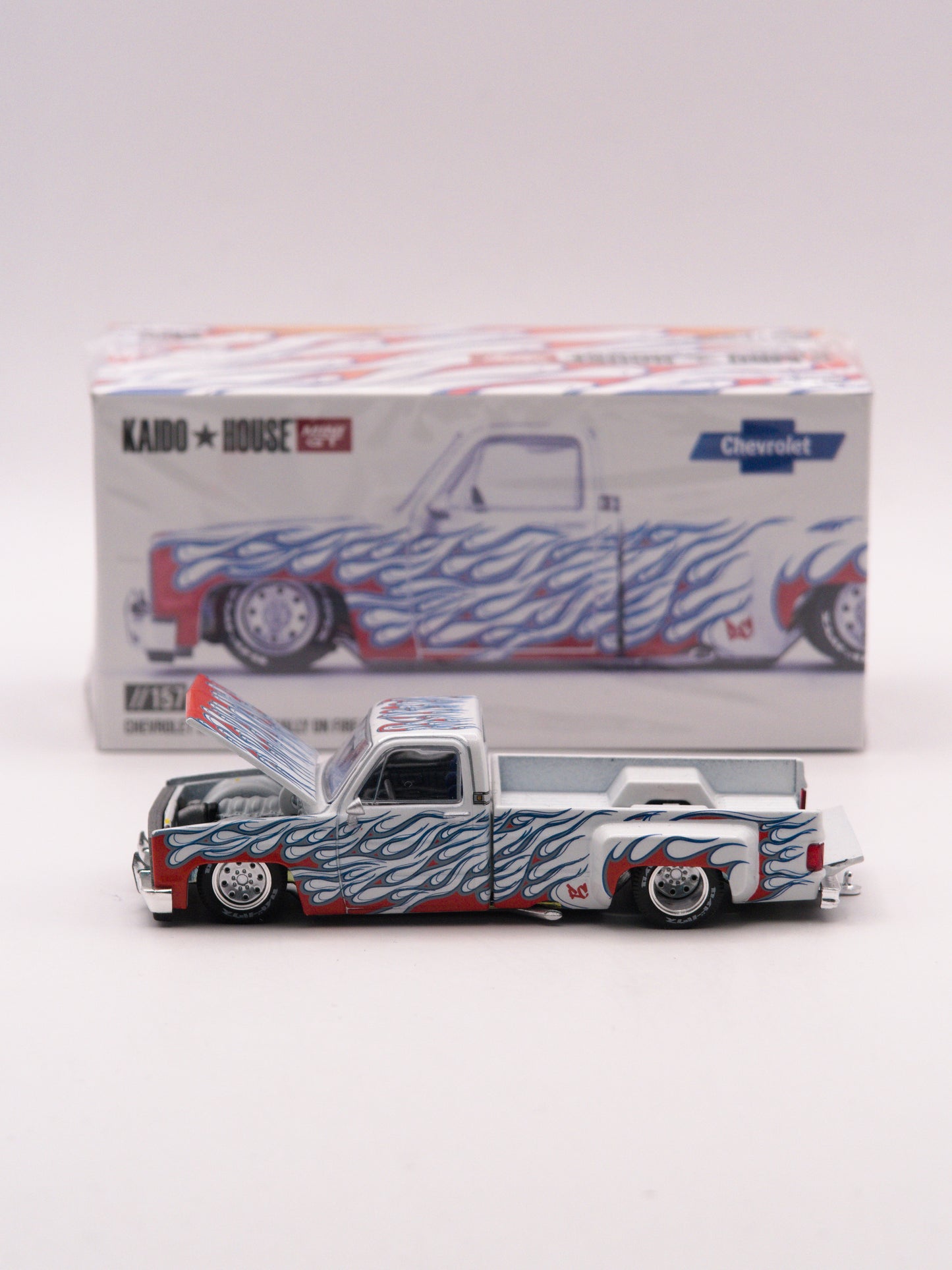 Kaido House Chevrolet Silverado Dually On Fire V2 #157