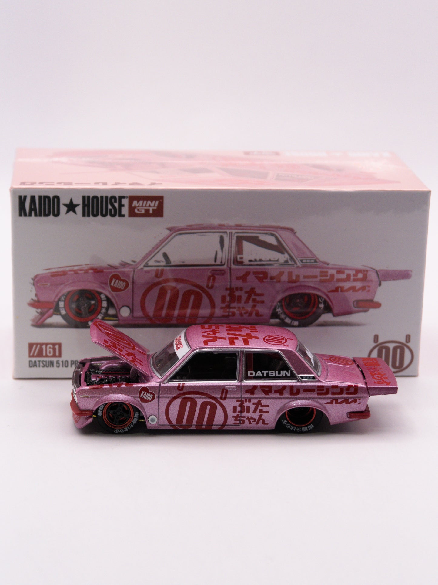 Kaido House #161 Datsun 510 Pro Street BUTA V1 Różowy