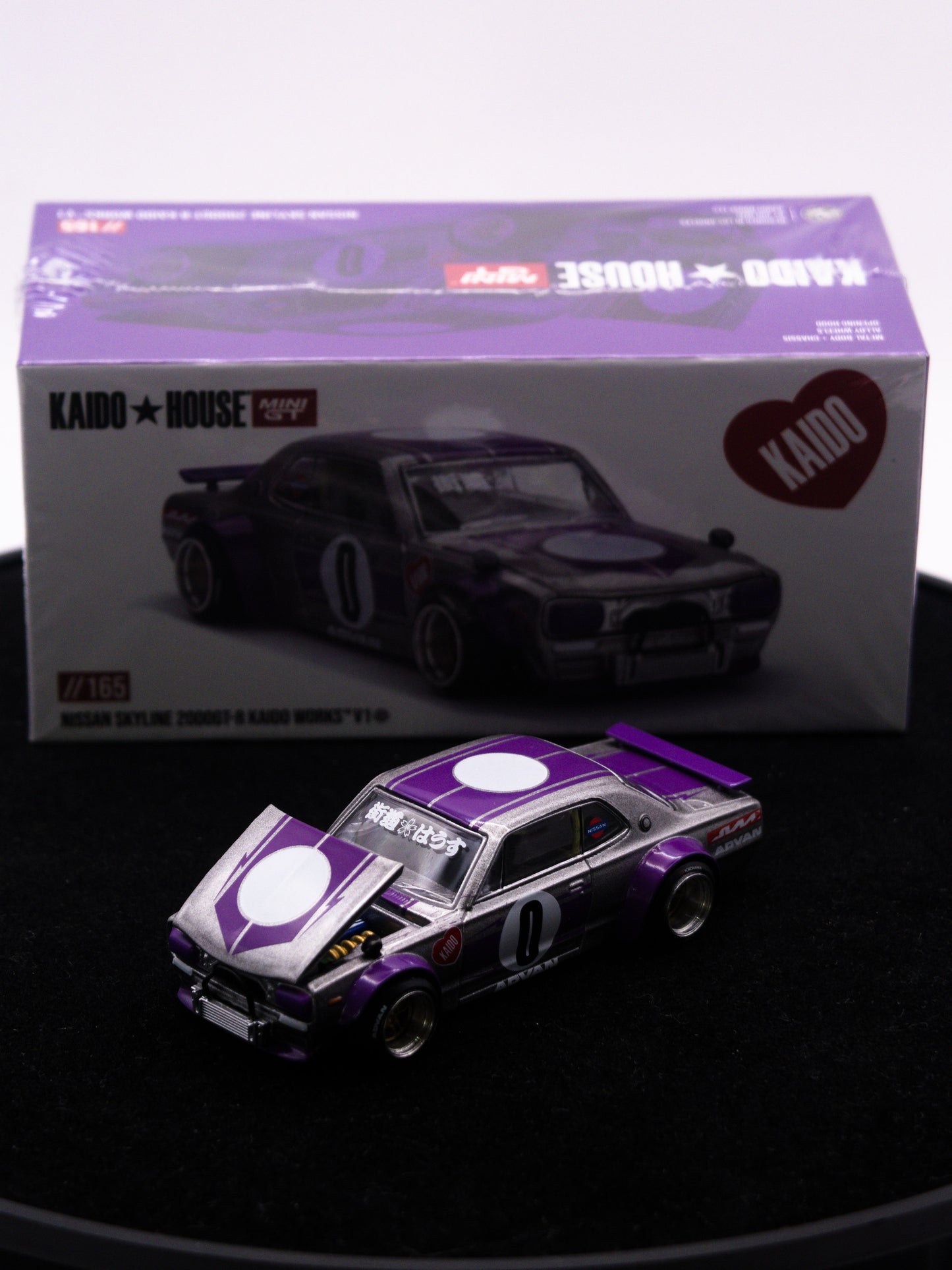 Kaido House Nissan Skyline 2000 GT-R Kaido Works V1 Silver #165 *OPEN