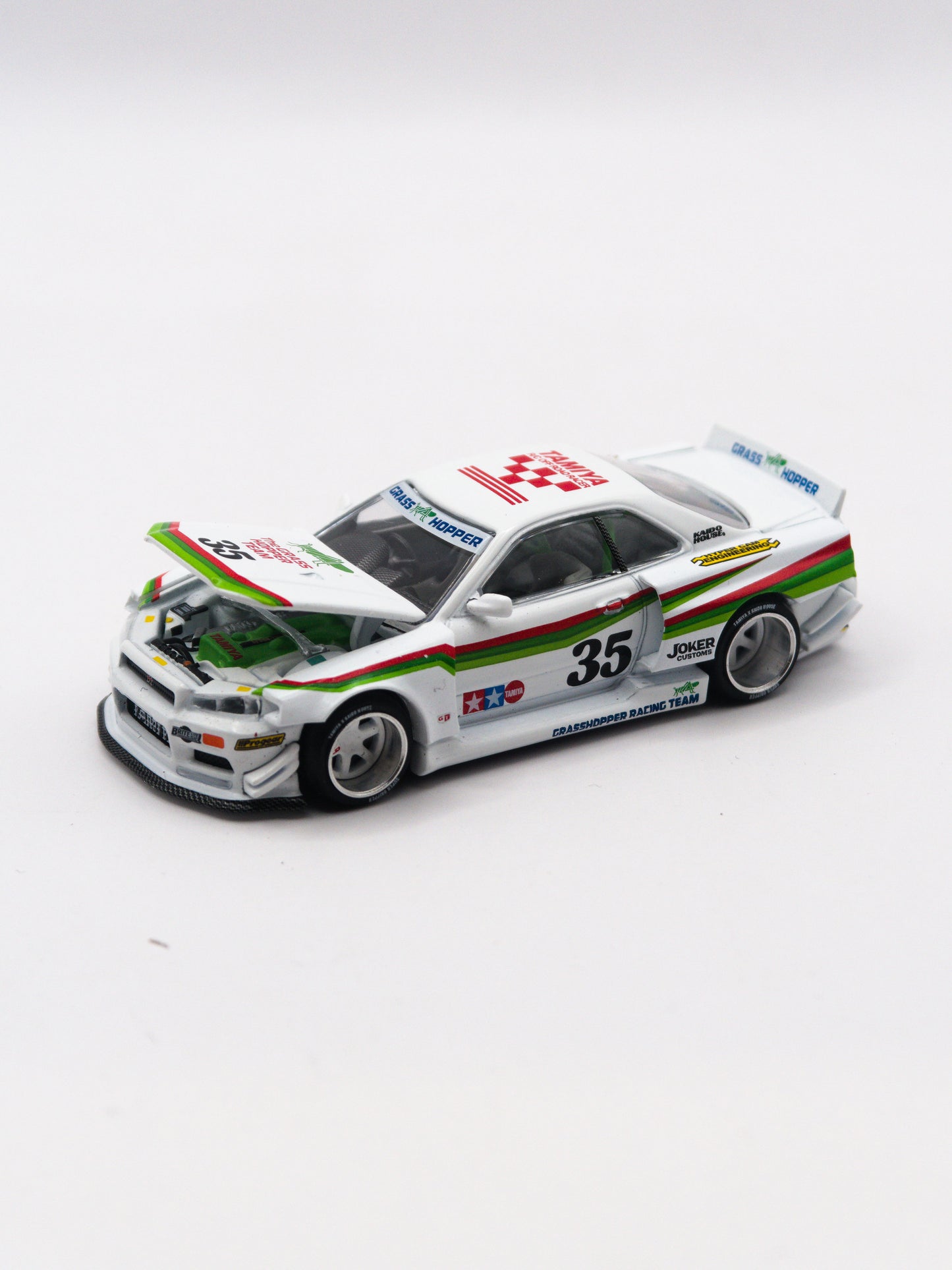 Kaido House #167 Nissan Skyline GT-R R34 "The Grasshopper" White