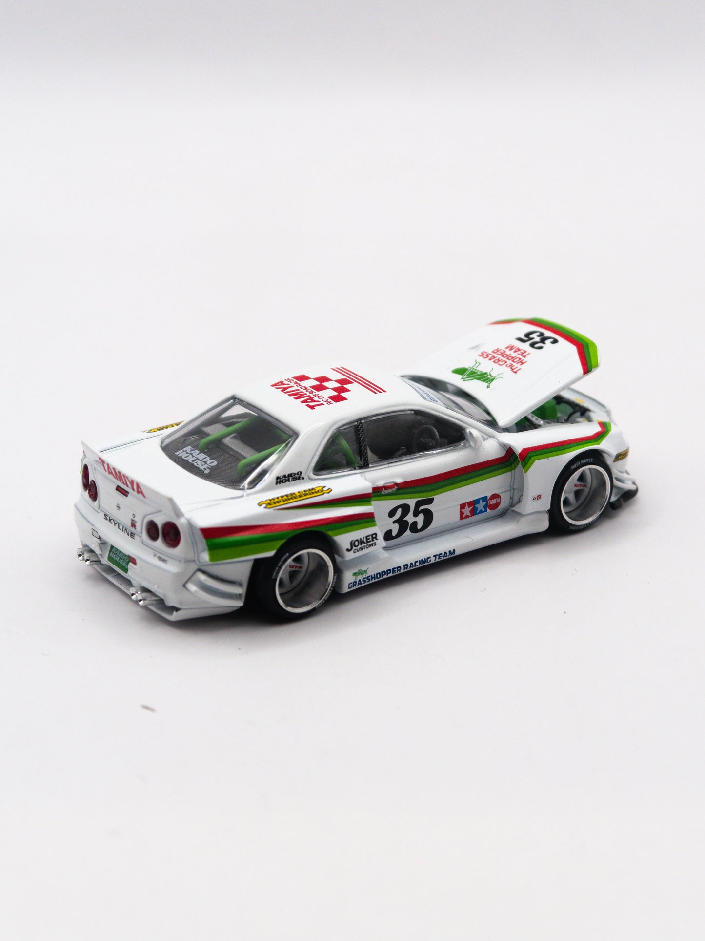 Kaido House #167 Nissan Skyline GT-R R34 "The Grasshopper" White