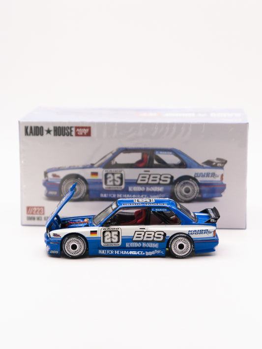 Kaido House #223 BMW M3 E30 Kaido Touring Champ V1 BBS Biało Niebieski