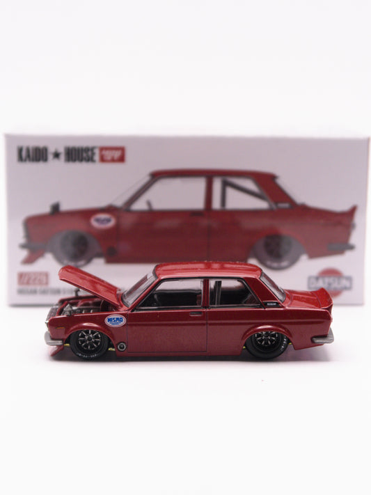 Kaido House #229 Datsun 510 Street Nismo V3 1969 Czerwony