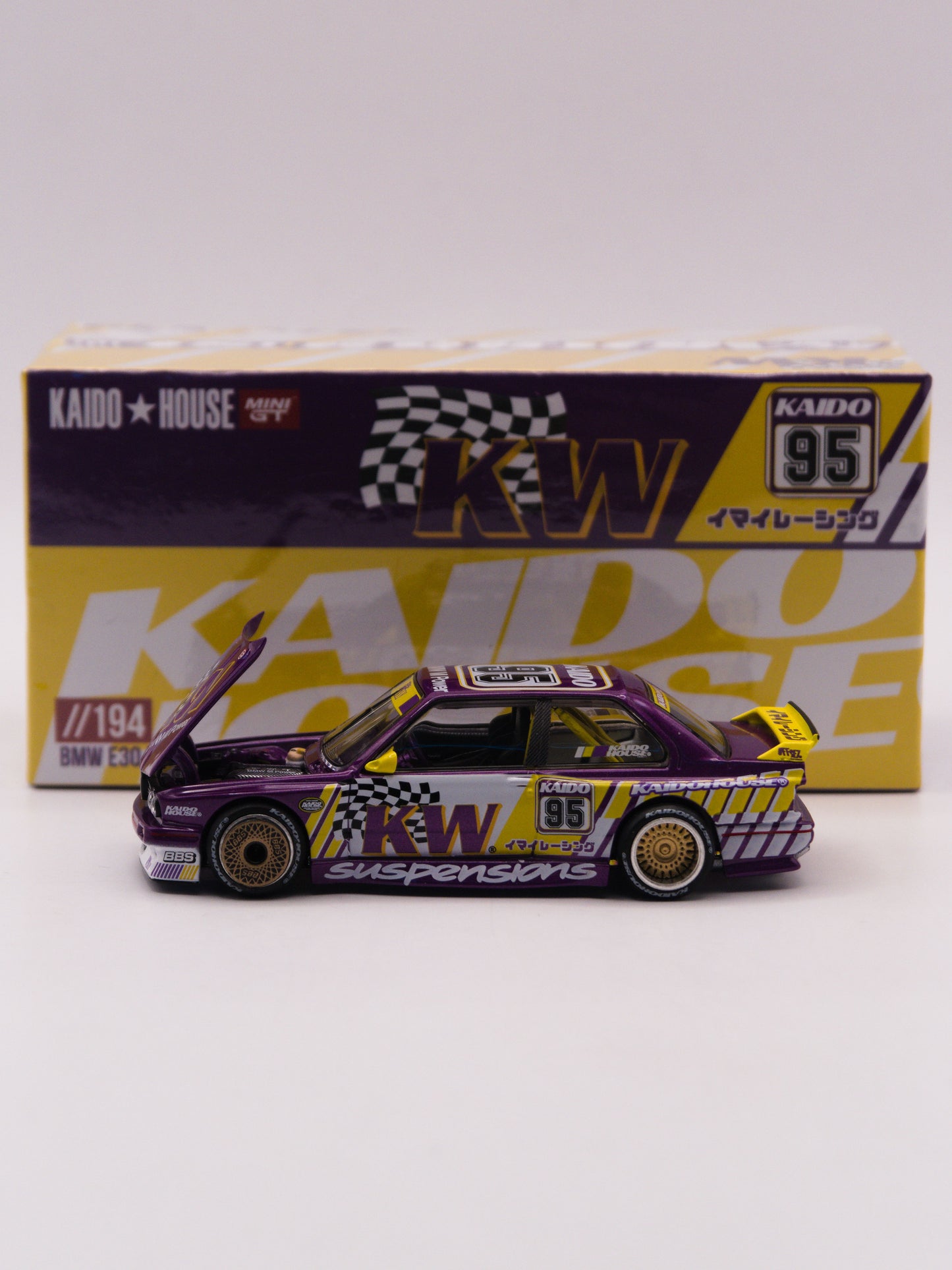Kaido House #194 BMW M3 E30 Kaido KW V1 Fioletowy